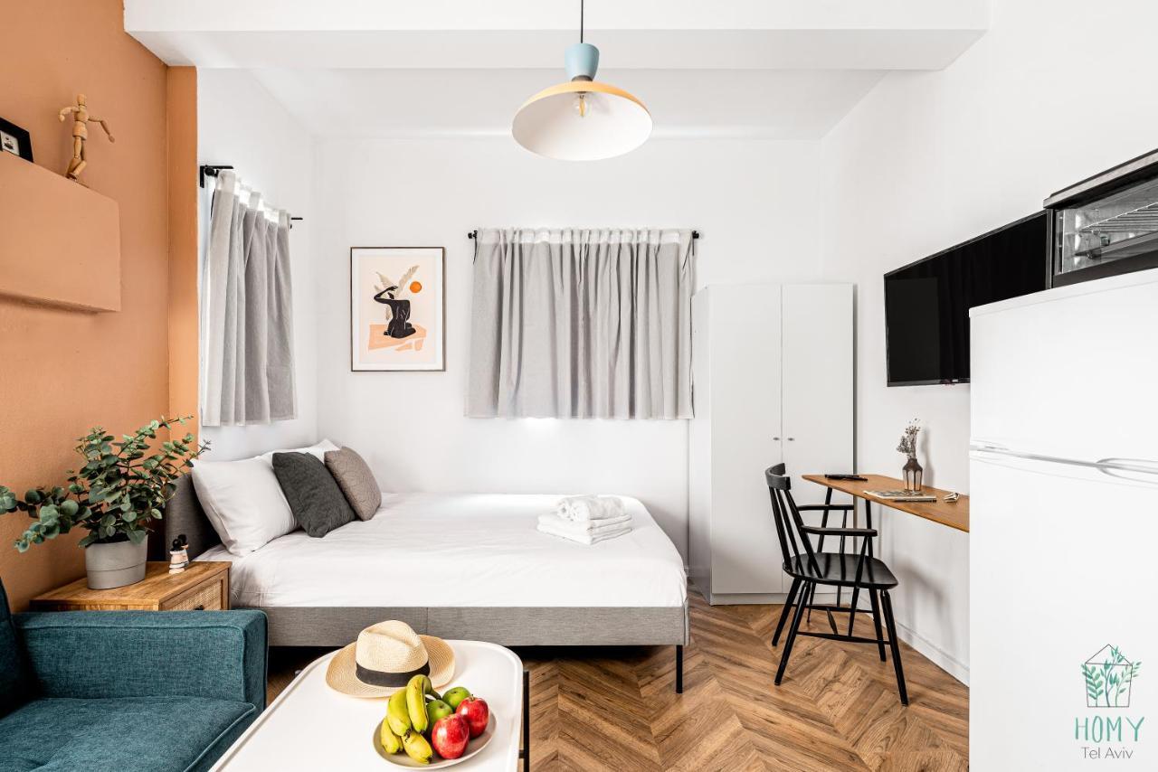 Stylish Studio Apartments On Dizengoff By Homy Tel-Aviv Extérieur photo