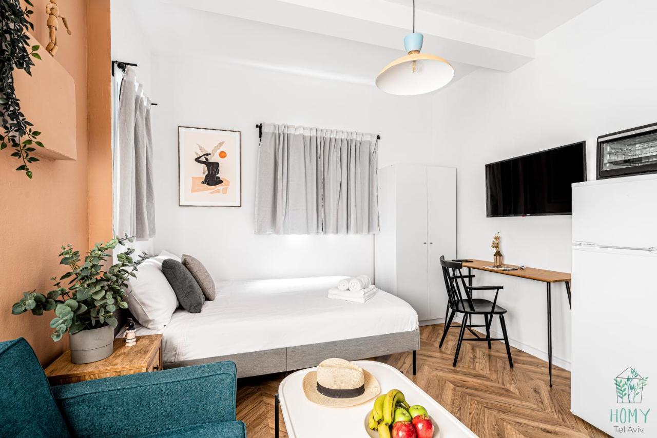 Stylish Studio Apartments On Dizengoff By Homy Tel-Aviv Extérieur photo